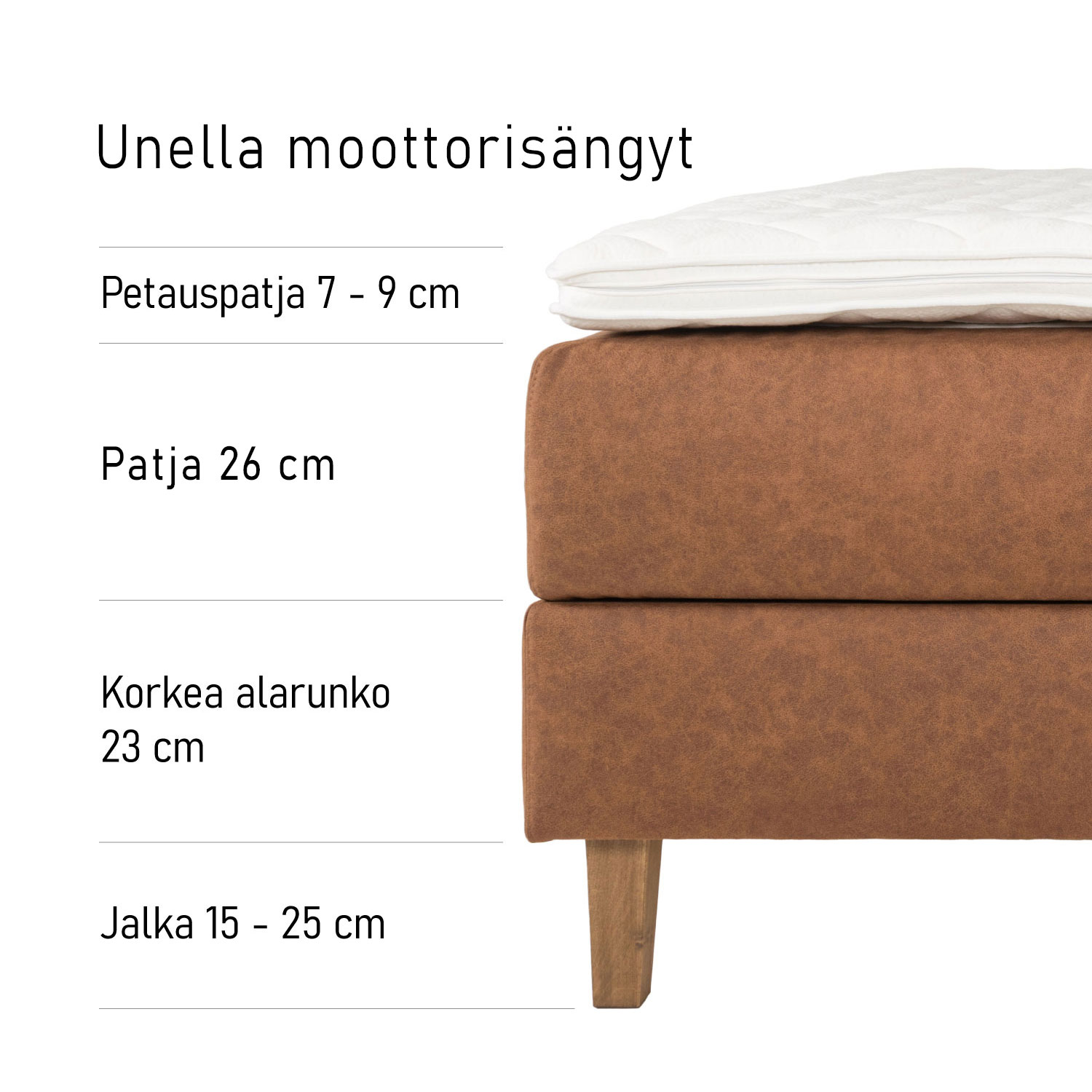 Noronen Unella moottorisängyt, parisänkykoot 160-200cm - Image 24